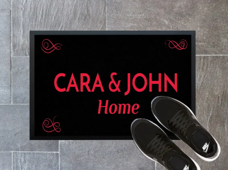 Personalised Doormat- A couple's names