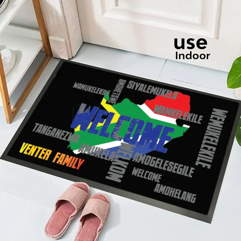 Personalised Welcome Doormat-South african languages
