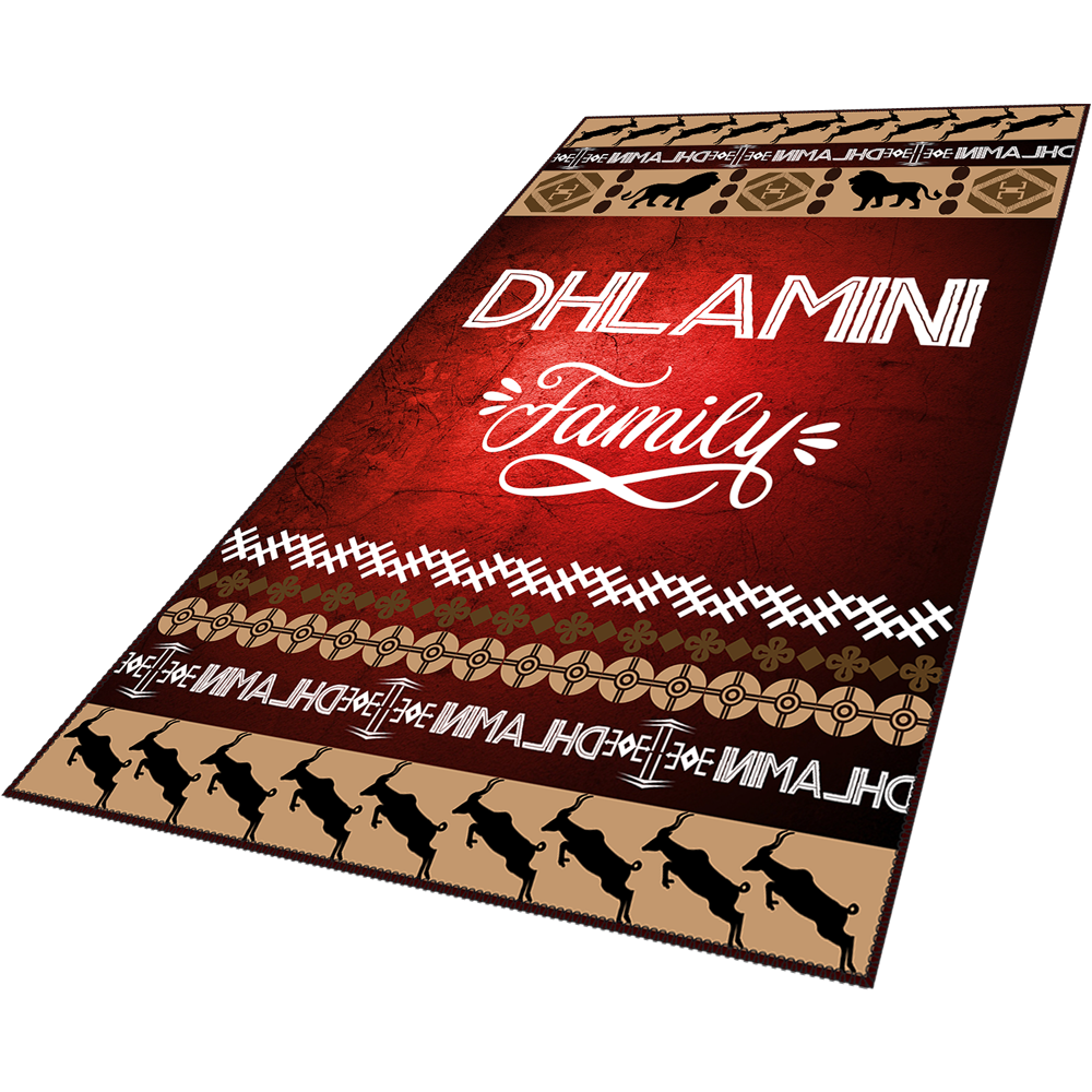 4 custom printed carpet