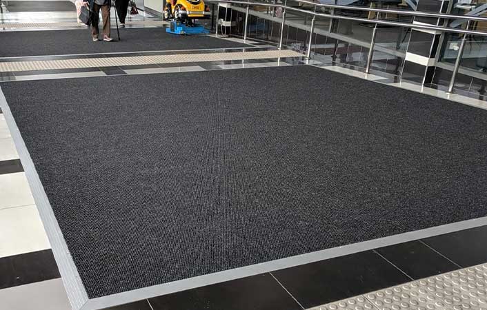 recessed berber point entry mat